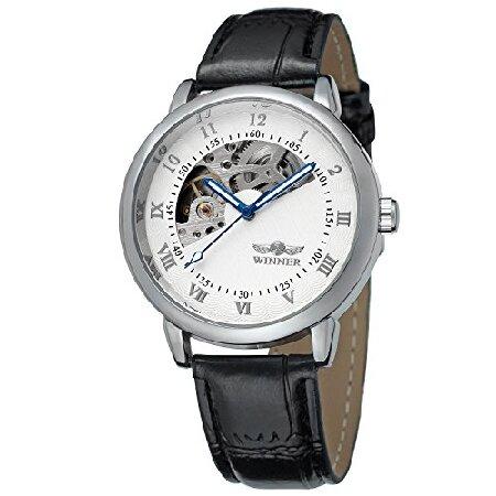【並行輸入品】 FORSINING自動Movementメンズスケルトンレザーストラップ機械クラシック...