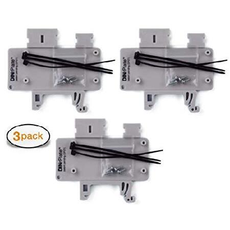 【並行輸入品】 Raspberry Pi Zero用DINレールマウント (3個パック)