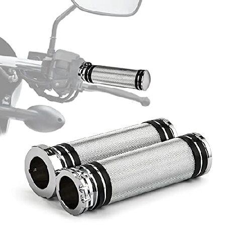 【並行輸入品】 ローム 1インチ ハンドルバー ハンドグリップ ハーレースポーツスター Dyna F...