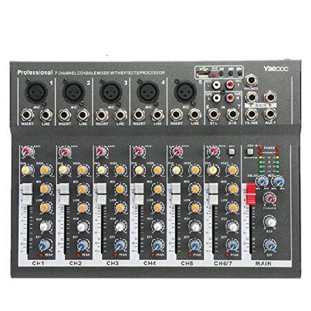 4/7 Channel Professional Powered Mixer Power Mixin...