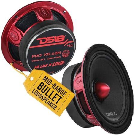 【並行輸入品】 DS18 PRO-X6.4BM ラウドスピーカー 6.5インチ ミッドレンジ レッド...