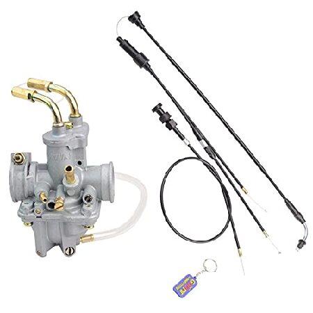 【並行輸入品】 GOOFIT キャブレター スロットル チョークケーブルキット Yamaha PY5...