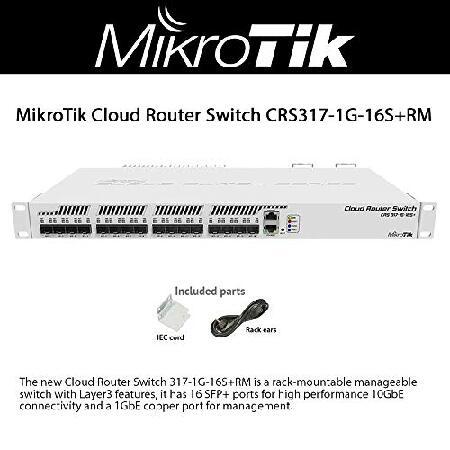 【並行輸入品】 MikroTik CRS317-1G-16S+RM、CRS317-1G-16S+RM...