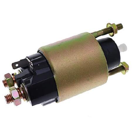 HVACSTAR 12V 3端子スターターモーター ソレノイドリレー John Deere Gato...