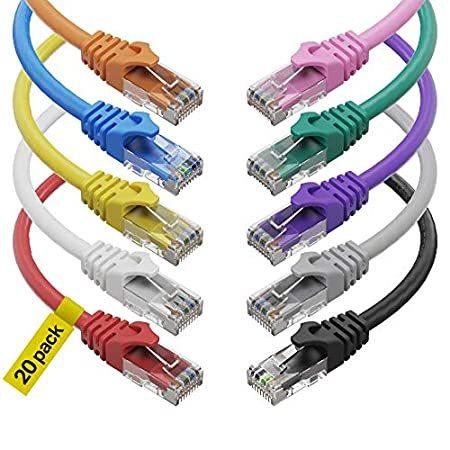 Cat6 Ethernet Cable (3 Feet) LAN, UTP Cat 6 RJ45, ...