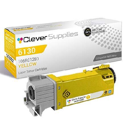【並行輸入品】 CS 互換トナーカートリッジ 交換用 ゼロックス 6130 106R01280 イエ...