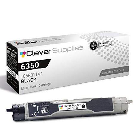 【並行輸入品】 CS互換Xerox 6350 (106r01147 ) ブラックトナーカートリッジf...