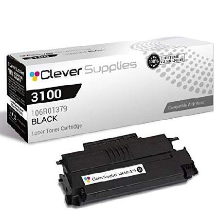 【並行輸入品】 CS互換Xerox 3100 ( 106r01379 )ブラックトナーカートリッジ3...