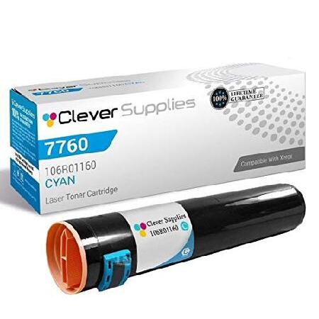 【並行輸入品】 CS互換Xerox 7760 (106r01160 ) シアントナーカートリッジfo...