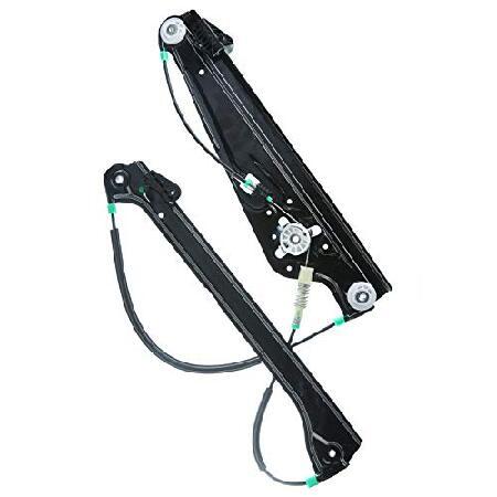 【並行輸入品】 フロント左ドライバ側ウィンドウレギュレータwithoutモーターfor BMW e6...