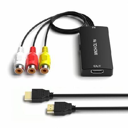 【並行輸入品】 Dingsun RCA - HDMIコンバーター、AVからHDMIアダプター、コンポ...