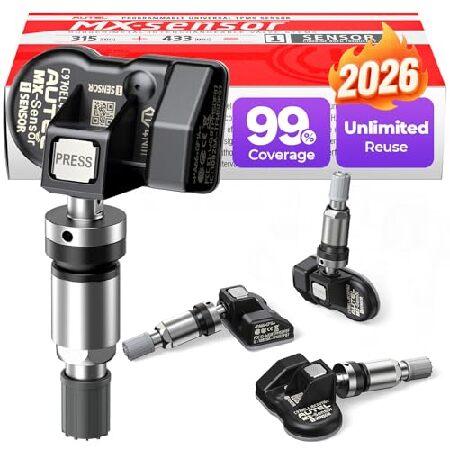 【並行輸入品】 Autel TPMS Sensors Set of 4, MX Sensor 2 i...