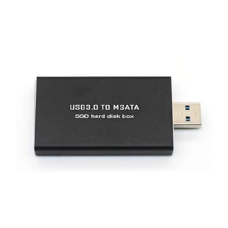 【並行輸入品】 SSD mSATA - USB 3.0 エンクロージャ ハードドライブボックス ポー...