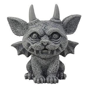 ガーゴイル 壁用燭台 キャンドルホルダー 像 スカルプチャ : B&E