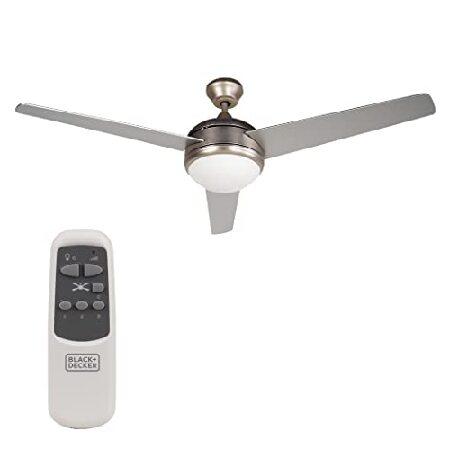 【並行輸入品】 BLACK+DECKER Ceiling Fan for Rooms up to 2...