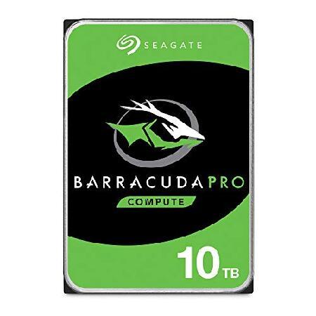Seagate 10 TB BarraCuda Pro 3.5インチ内蔵ハードドライブ+ 2年間のレ...