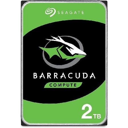 Seagate 2 TB BarraCuda 3.5インチ内蔵ハードドライブ（7200 RPM、25...
