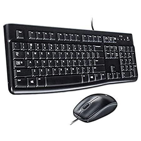 【並行輸入品】 Logitech MK120 Wired Desktop Set Keyboard/...