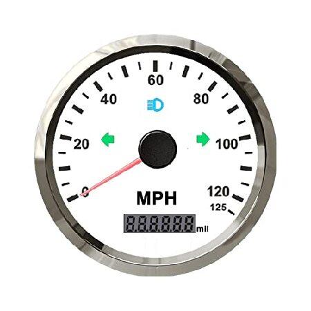 【並行輸入品】 ELING Universal 85mm GPS Speedometer 125MP...