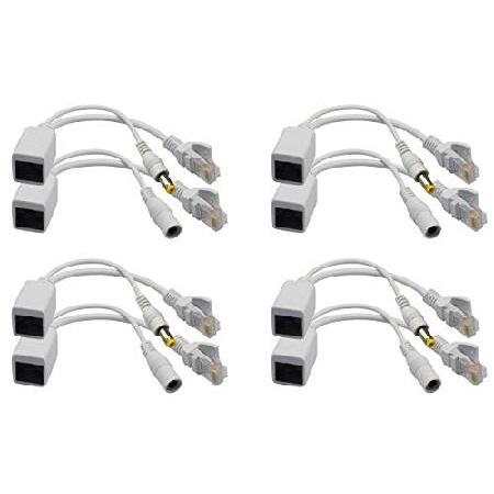 【並行輸入品】 RJ45イーサネットおよびDC 5.5x2.1 mm F/Mアダプタコネクタを介した...