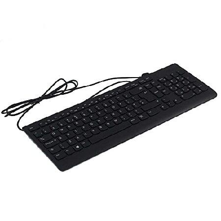 【並行輸入品】 Lenovo 300 USB Keyboard, Wired, Adjustable...