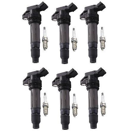 【並行輸入品】 ENA イリジウムスパークプラグ6個とイグニッションコイル6個セット ランドローバー...