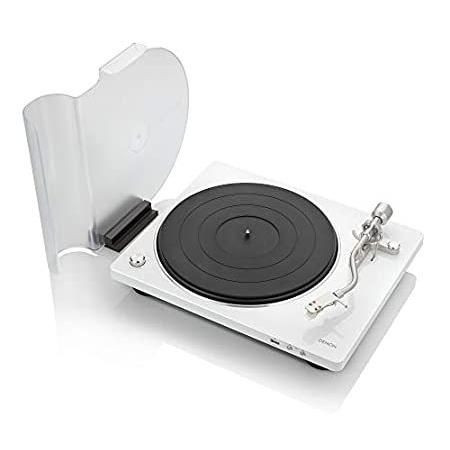 【並行輸入品】 Denon DP-450USB (ホワイト) 半自動アナログターンテーブル | 録音...