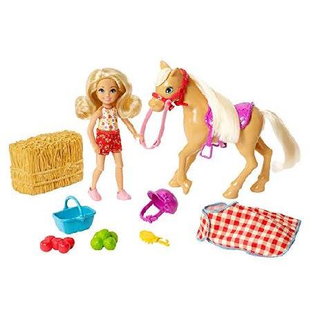 【並行輸入品】 Barbie Club Chelsea Doll and Horse GFF50