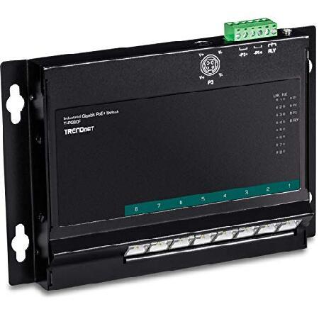 【並行輸入品】 Trendnet TI-PG80F 8ポート工業用PoE +