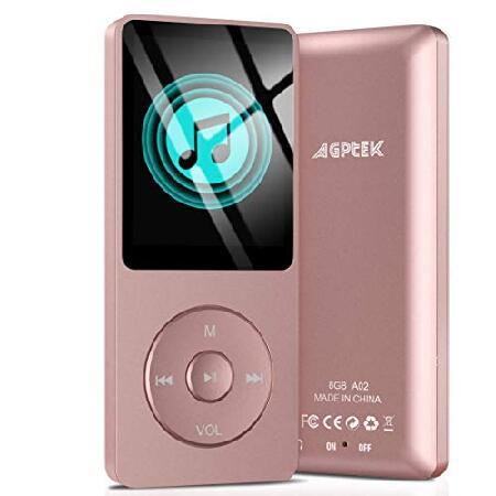 AGPTEK A02 8GB MP3プレーヤー 70時間再生 ロスレスサウンド音楽プレーヤー 最大1...