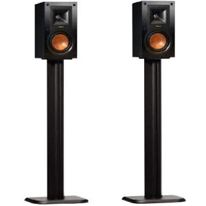 ECHOGEAR 本棚スピーカースタンド ペア - 高耐久MDFエネルギー吸収設計 - Klipsch、Polk、JBL、その他の本棚スピーカーに対応 - ケーブル管理チャネ(並行輸入品)｜olg