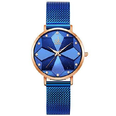【並行輸入品】 Creative Design 星月 星 レディース 腕時計 本革 ステンレススチー...