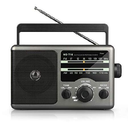 【並行輸入品】 Greadio AM FM Portable Radio Transistor Ra...