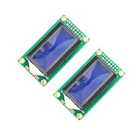 【並行輸入品】 Comimark 2Pcs Blue 0802 LCD 8x2 Character ...