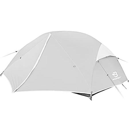 【並行輸入品】 Bessport キャンプテント 3~4人用 簡単&amp;素早いセットアップ 軽量 2ドア...