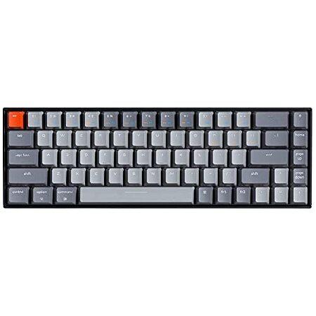 Keychron K6 ホットスワップ可能 65% レイアウト ワイヤレス Bluetooth/有線...