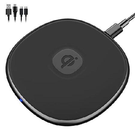 NANAMI Fast Wireless Charger, Qi-Certified 15W Max...