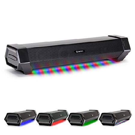 ENHANCE Gaming Computer Speakers Sound Bar - Under...