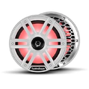 【並行輸入品】 Rockford Fosgate M2-8H Color Optix 8インチ マリン 2ウェイスピーカーシステム ホーンツイーター付き ホワイト (ペア)