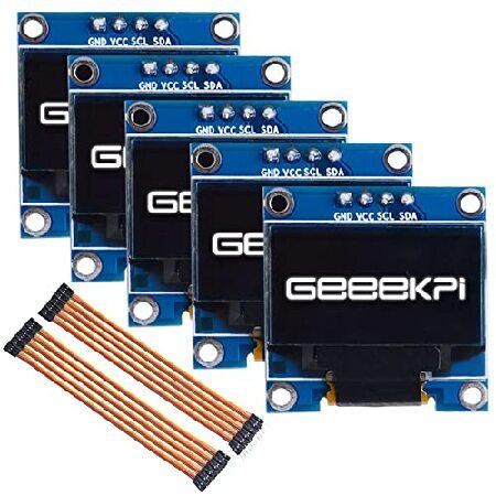 【並行輸入品】 GeeekPi 5PCS 0.96 Inch OLED Module 12864 1...
