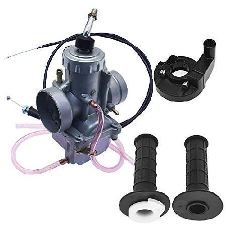 【並行輸入品】 labwork キャブレター＆ハンドルグリップ＆スロットルケーブル ヤマハYZ80 ...