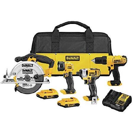 【並行輸入品】 DEWALT 20V MAX* Cordless Drill Combo Kit ,...