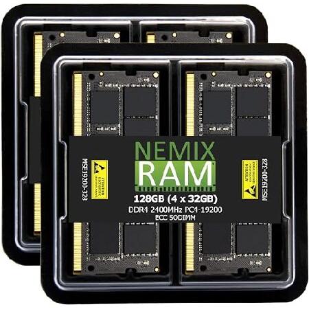 【並行輸入品】 NEMIX RAM 128GB (4X32GB) DDR4 2400MHZ PC4-...