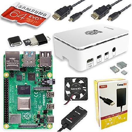 【並行輸入品】 CanaKit Raspberry Pi 4 8GB スターターMAXキット - 6...