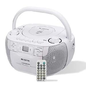 【並行輸入品】 Retekess TR621 CD and Cassette Player Combo, Portable Boombox AM FM Radio, MP3 Player Stereo Sound with Remote Control, USB, TF Port,