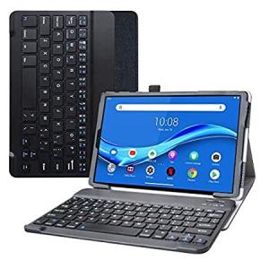 Bige for Lenovo Tab M10 Plus Keyboard Case,PU Leather Cover with Romovable (並行輸入品)