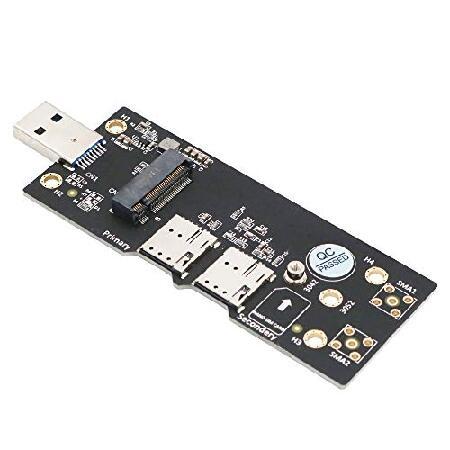 【並行輸入品】 NGFF(M.2) - USB 3.0アダプター デュアルナノSIMカードスロット付...