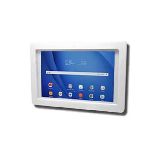【並行輸入品】 TABcare 盗難防止アクリルVESAエンクロージャー Galaxy TAB A 8インチ S字ペンタブレット用 無料の壁取り付けキット＆90度角度充電ケーブル付き