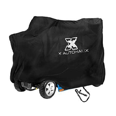 【並行輸入品】 X AUTOHAUX 3輪または4輪モビリティスクーターカバー 防水 太陽 雨 風保...