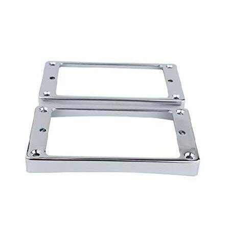 【並行輸入品】 Guyker 曲面ボトムメタルハムバッカー ピックアップマウントリングセット - ブ...